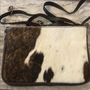 Cowhide crossbody bag